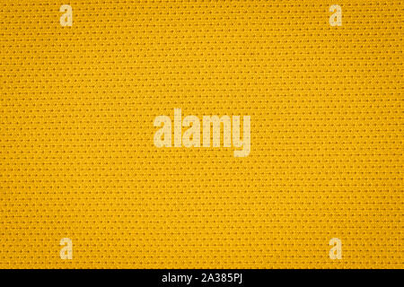 Textur von echten gelben Pullover, Textil- Hintergrund. Zusammenfassung Hintergrund Stockfoto