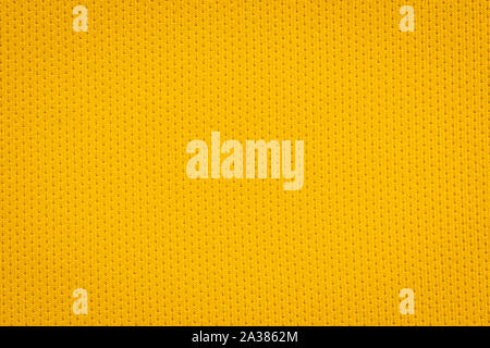 Textur von echten gelben Pullover, Textil- Hintergrund. Zusammenfassung Hintergrund Stockfoto
