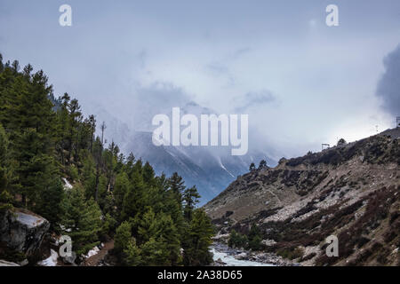 Chitkul Landschaft, Himachal Pradesh, Indien. Stockfoto