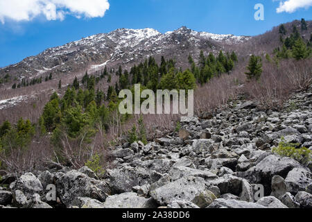 Chitkul Landschaft, Himachal Pradesh, Indien. Stockfoto