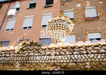 Jules Senis des Jardin Rosa Mir in La Croix-Rousse Viertel der Vierten arrondissement Lyon, Frankreich. Stockfoto