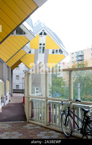 Rotterdam, Niederlande - 4. Oktober 2019: kijk-kubus. Der Cube Häuser. Stockfoto