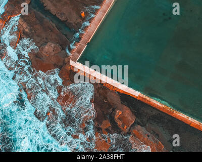 Cronulla Beach rock Pool, New South Wales, Australien Stockfoto