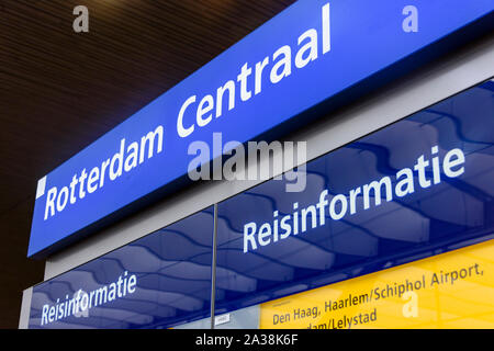 Rotterdam Centraal Station, Rotterdam, Niederlande. Stockfoto