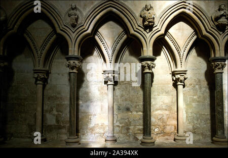 Lincoln Kathedrale, Lincoln, England, UK. Stockfoto