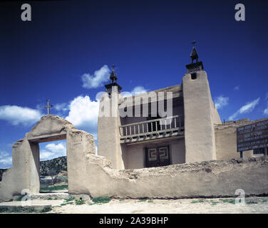 San José de Gracia Mission, Las Trampas, New Mexico Stockfoto