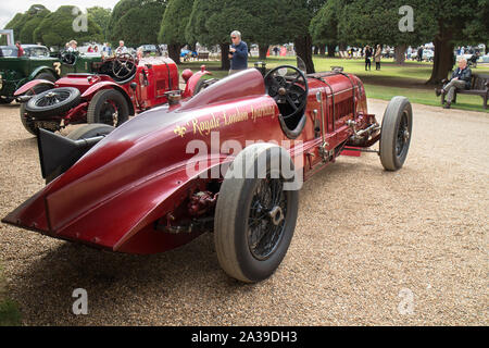 Ein 1929 Bentley 4 1/2 Liter Einsitzer Bentley Blower Nr. 1 an der Concours von Eleganz 2019, Hampton Court Palace, Richmond upon Thames Stockfoto