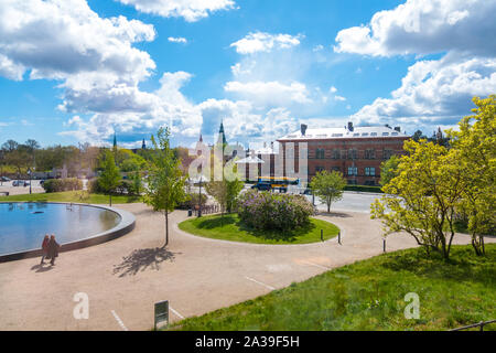 Kopenhagen, Dänemark - 04 Mai, 2019: Der Park der National Gallery von Dänemark im Zentrum von Kopenhagen, Dänemark Stockfoto