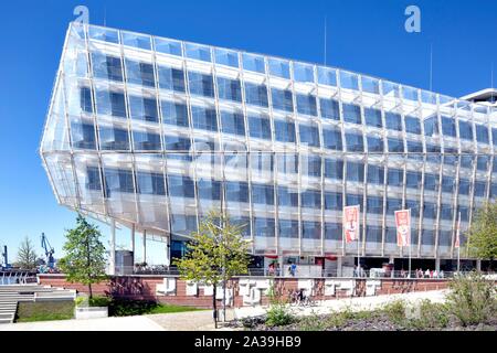 Unileverhaus, Corporate Headquarters Unilever Deutschland, Architekten Behnisch, Hafencity, Hamburg, Deutschland Stockfoto