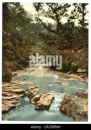 Scarborough, Hayburn Wyke, Yorkshire, England; Titel von den Detroit Publishing Co., Katalog J - Ausland abschnitt, Detroit, Mich.: Detroit Publishing Company, 1905.; Drucken. 10835.; Teil: Ansichten von England im Photochrom print Collection.; Stockfoto