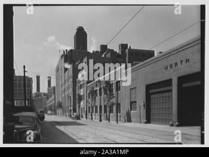 Schaefer's Brewery, Kent Avenue, Brooklyn. Stockfoto