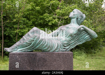 Skulptur am Umlauf Skulptur Garten & Museum in Austin, Texas Stockfoto