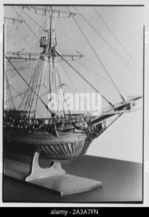 Seamen's Bank für Einsparungen Schiffsmodelle, 74 Wall Street, New York City. Stockfoto