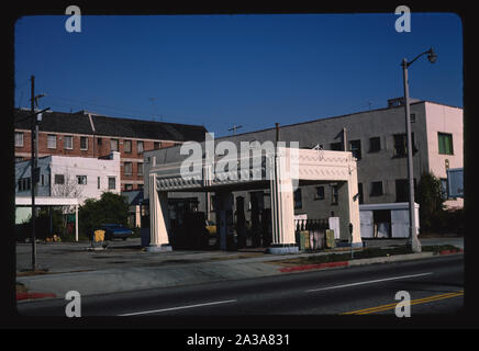 Seaside Gas, Los Angeles, Kalifornien Stockfoto