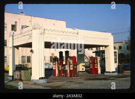 Seaside Gas, Los Angeles, Kalifornien Stockfoto