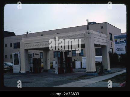 Seaside Gas, Los Angeles, Kalifornien Stockfoto