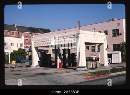 Seaside Gas, Los Angeles, Kalifornien Stockfoto