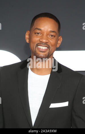 Hollywood, Ca. 6. Okt, 2019. Will Smith in der Zwillinge-mann Premiere auf der TCL Chinese Theatre in Hollywood, Kalifornien am 6. Oktober 2019. Credit: Faye Sadou/Medien Punch/Alamy leben Nachrichten Stockfoto