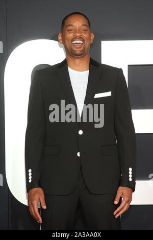 Hollywood, Ca. 6. Okt, 2019. Will Smith in der Zwillinge-mann Premiere auf der TCL Chinese Theatre in Hollywood, Kalifornien am 6. Oktober 2019. Credit: Faye Sadou/Medien Punch/Alamy leben Nachrichten Stockfoto