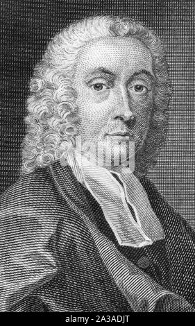 Philip Doddridge D.D. (1702 - 1751) war die evangelische Englische Nonkonformist (congregationalist) Minister, Pädagoge, und produktivsten hymnwriter. Doddridge war ein Zeitgenosse und Freund von Isaac Watts, John Wesley und George Whitefield, und war ein Einfluss durch sein Schreiben auf William Wilberforce und Charles Spurgeon. Stockfoto