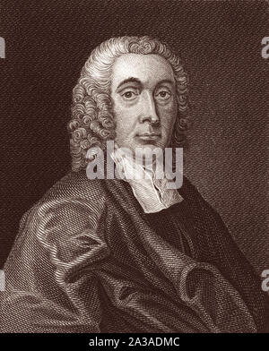 Philip Doddridge D.D. (1702 - 1751) war die evangelische Englische Nonkonformist (congregationalist) Minister, Pädagoge, und produktivsten hymnwriter. Doddridge war ein Zeitgenosse und Freund von Isaac Watts, John Wesley und George Whitefield, und war ein Einfluss durch sein Schreiben auf William Wilberforce und Charles Spurgeon. Stockfoto