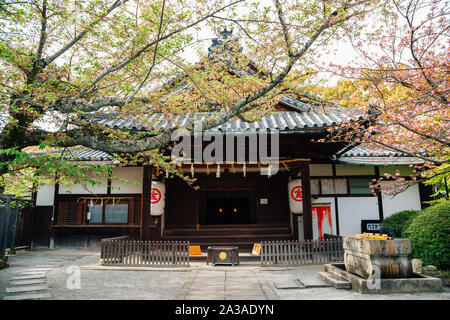 Kagawa, Japan - 16. April 2019: Kotohira-gu Schrein am Frühling Stockfoto