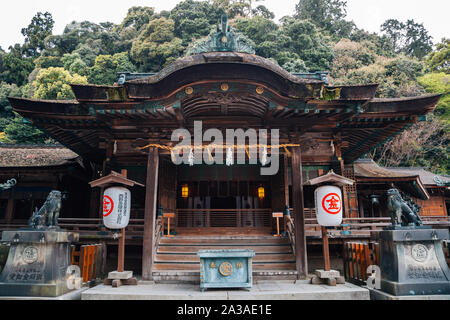 Kagawa, Japan - 16. April 2019: Kotohira-gu Schrein Stockfoto