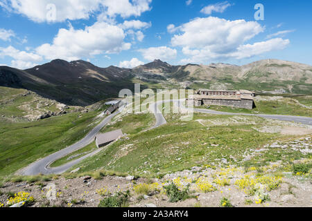 Am Col de la Bonette Pass, Frankreich, Alpen Stockfoto