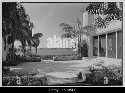 Sidney Vere-Smith Residence auf 1440 S. Ocean Blvd., Palm Beach, Florida. Stockfoto