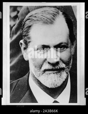 Sigmund Freud, Büste Portrait, Vorderseite Stockfoto