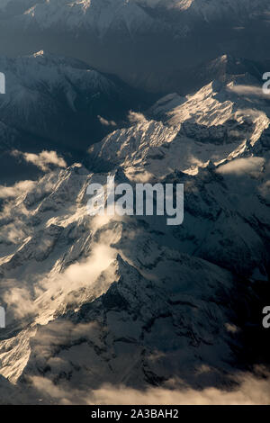 Die Hengduan Berge separate der tibetischen Hochebene von Yunnan und Guizhou Hochebene im Westen Chinas in der Region in der Vergangenheit die Kham genannt. Stockfoto