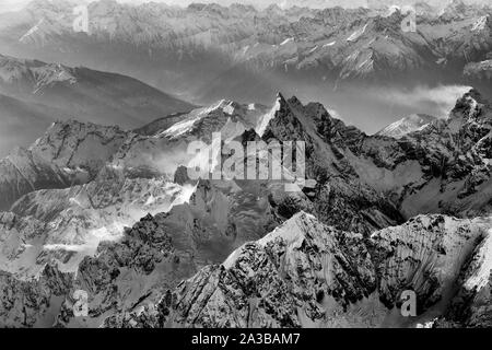 Die Hengduan Berge separate der tibetischen Hochebene von Yunnan und Guizhou Hochebene im Westen Chinas in der Region in der Vergangenheit die Kham genannt. Stockfoto