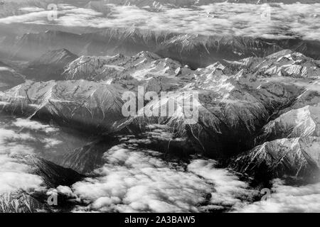 Die Hengduan Berge separate der tibetischen Hochebene von Yunnan und Guizhou Hochebene im Westen Chinas in der Region in der Vergangenheit die Kham genannt. Stockfoto