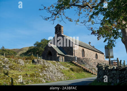 St James Church Buttermere im Sommer Lake District National Park Cumbria England Großbritannien GB Großbritannien Stockfoto