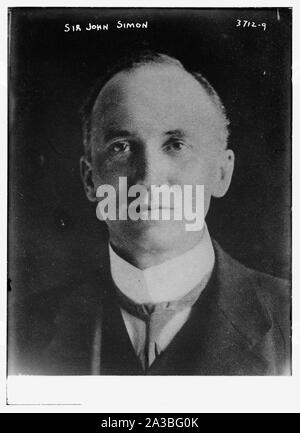 Sir John Simon, 1/3/16 Stockfoto