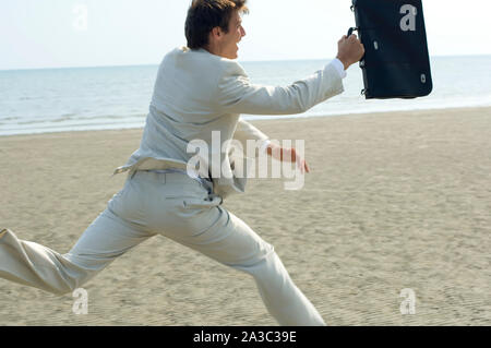 Manager, Strand Stockfoto