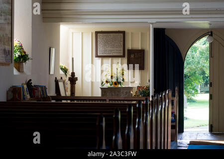 Kirche der Heiligen Dreifaltigkeit, Sibford Gower, Oxfordshire, England, Großbritannien Stockfoto