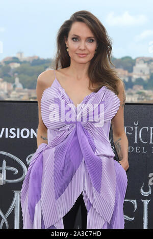 Rom, Italien. 07 Okt, 2019. Rom, photocall Film "aleficent'. In der Foto: Angelina Jolie Credit: Unabhängige Fotoagentur/Alamy leben Nachrichten Stockfoto