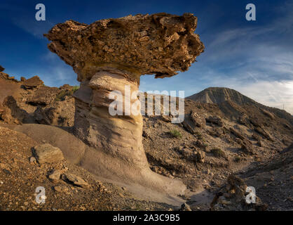 Die Tabernas Wüste in Almeria, Spanien Stockfoto