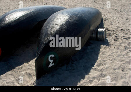 Currachs Aran Islands Irland Stockfoto