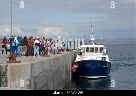 Aran Islands Fähre Irland Stockfoto