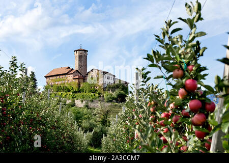 Valer Schloss ist eine der bekanntesten Paläste im Trentino. Dermulo, Trient Provinz Trentino Alto-Adige, Italien, Europa. Stockfoto