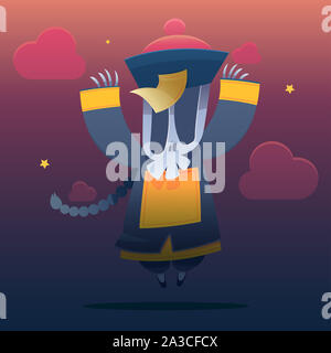 Jiangshi, Chinesisch, Vampir, Halloween Konzept Stockfoto