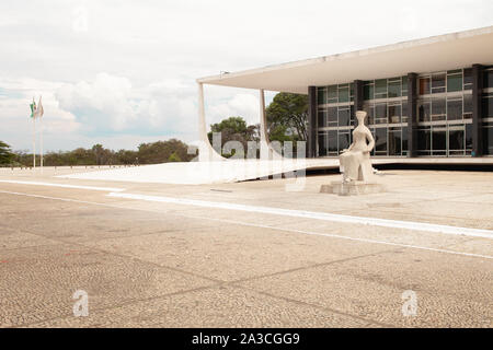 Foto der Bundesgerichtshof in Brasilia, der Hauptstadt Brasiliens. Stockfoto