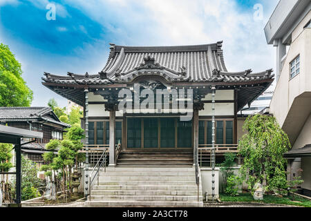 Tokio, Japan, Asien - 25. August 2019: Die Shōshunji Tempel, Tokio Stockfoto