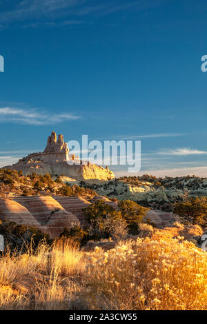 Kirche Rock, Red Rock Park, Gallup, New Mexico USA Stockfoto