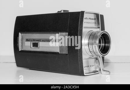 Bell & Howell Super Acht Optronic Auge Stockfoto