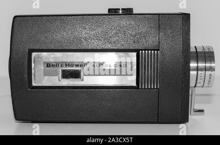 Bell & Howell Super Acht Optronic Auge Stockfoto