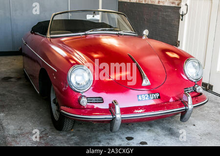 Porsche 356 Cabrio Verdeck Stockfoto