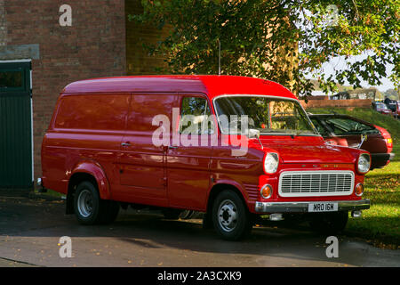 Custom Ford Transit Van Stockfoto